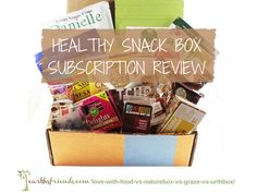 the healthy snack box is packed with snacks