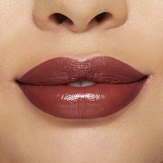 my crème lipstick is a creamy, comfortable formula that delivers a color-rich, satin sheen finish. featuring a non-sticky and lightweight texture, it effortlessly glides on without feathering or settling into lip lines. this formula hydrates and moisturizes for 8 hours, leaving lips instantly soft. - Kylie Cosmetics. Color: power move. 4 g. Lipstick Guide, Magic Lipstick, Fall Lipstick, Dream Makeup, Black Glamour, Lipstick Tutorial, Women Lipstick, Vintage Black Glamour, Creme Lipstick