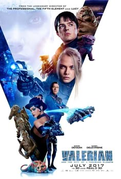 the movie poster for valerian