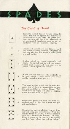 an old advertisement for spades from the 1950's, with instructions on how to use them