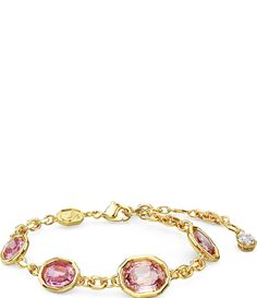 From Swarovski&#x2C; the Imber Crystal Line Bracelet features:Line braceletGold tone plated hardwareLobster claw closureApprox. 6.1" - 7.8" lengthImported. Premier Jewelry, Rhinestone Jewelry, Sparkling Crystal, Dream Jewelry, Dillard's, Accessories Branding, Charm Jewelry, Crystal Rhinestone, Gold Bracelet