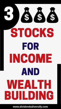 a sign that says stocks for income and wealth building