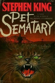 a book cover with an image of a cat's face and fangs on it