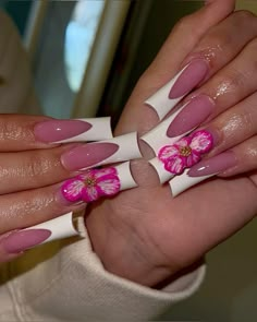 Baddie Acrylic Nails, Pixie Nails, Acrylic Nails Toes, Birthday Nail Ideas, Nail Inspo Ideas, Cruise Nails, Birthday Nail