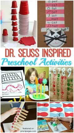 dr seuss inspired preschool activities for kids