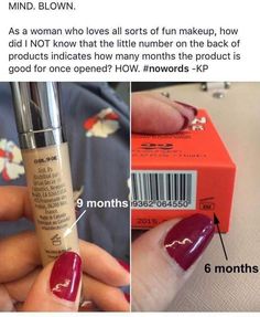 Starting Makeup, Makeup Knowledge, Makeup Expiration, Bad Skin, Makeup Tip, Routine Skincare, Beauty Care Routine, Makeup Hacks, Diy Health