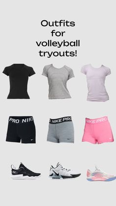 Volleyball Tryouts, Nike Pros, Volleyball, Nike, Clothes