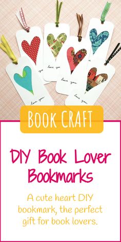 the book craft diy book lover's bookmarks giveaway is here