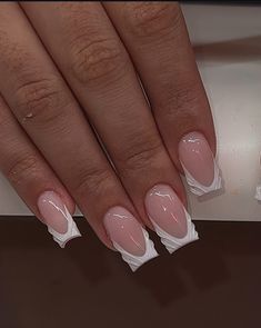 Blooming Gel Croc Nails, Purple Nail French Tip, Glam French Tip Nails, Cute Nail Ideas Square, Purple Square Acrylic Nails, French Tip Nail Ideas, Idea Nail, Gel Toe Nails