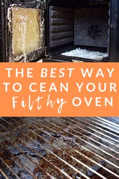 the best way to clean your filthy oven