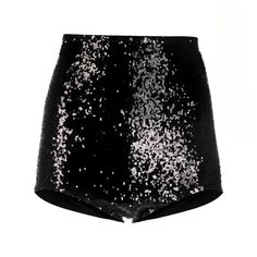 These stylish black sequin shorts are designed to make a statement, featuring a fully embellished surface that catches the light with every movement. The shorts have a tailored fit, flattering the silhouette while ensuring comfort. An invisible zipper at the back provides a seamless look, allowing for easy wear without compromising the chic aesthetic. The shorts are lined with a soft, smooth fabric, enhancing comfort against the skin and making them suitable for extended wear. Perfect for evenin Black Sequin Shorts, Chic Aesthetic, Stocking Fillers For Her, Crisp White Shirt, Sequin Shorts, Pants Large, Jewelry Ring Box, Edgy Look, Chunky Boots