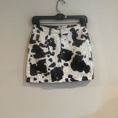 Nwt Adika Women's Brown And White Skirt Cow Girl Small Adika Women’s Never Worn 100% Cotton Pockets Waist 14” Length 14” Cow Skirt, Cow Girl, Printed Jeans, White Skirt, Jean Skirt, Cow Print, White Skirts, Cow, Womens Skirt