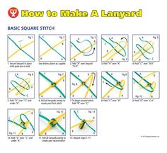 how to make a lanyard with instructions for the basic guide on how to tie a lanyard