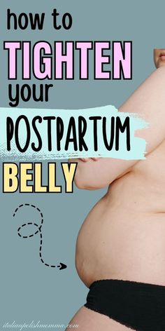 A mom showing her postpartum belly fat after pregnancy and ways to tighten up your loose skin. Lose Belly Pouch, Belly After Pregnancy, Belly After Baby, Lose Baby Belly, Belly Binding Postpartum, Post Pregnancy Belly, Postpartum Belly Band, Belly Flab