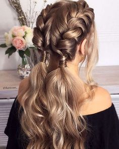 Loose French Braids, Blond Balayage, Cute Braided Hairstyles, Cool Braids, Hair Color For Women, Trending Hairstyles