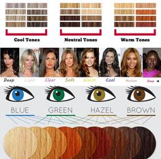 Skin Tone Chart, Skin Tone Hair Color, Neutral Skin Tone, Cool Skin Tone, Colors For Skin Tone, Olive Skin, Tone Hair