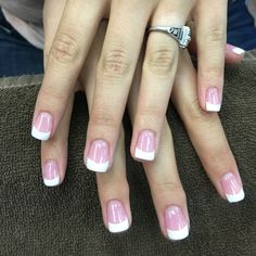 French Nexgen dipping powder nails Nexgen Nails Colors, Nexgen Nails, Nail Design Video, French Tip Nail Designs, Dip Nails, Spring Nail Colors, Dip Powder Nails, Dipped Nails, Dip Powder