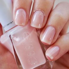 Sheer Fantasy Sheer Pink Nails, Pink Nail Colors, Pink Manicure