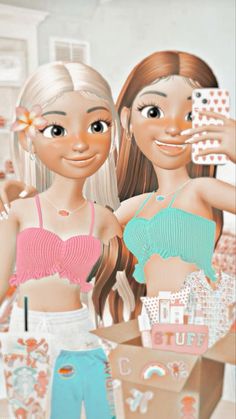 Ly bestie xx Zepeto Character Ideas, Zepeto Avatar Ideas, Crazy Best Friends, Me And My Bestie, Bible Doodling, Preppy Girls