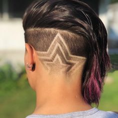 Shaved Undercut, Long Hair On Top