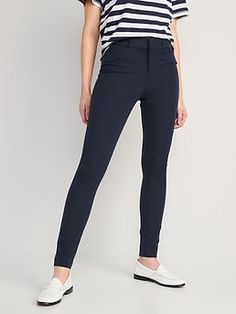 Online exclusive! The Pixie pants you love, now in a more fabulous fit & fabric ✨ Contoured waistband, with double hook-and-bar closure, built-in belt loops and interior stay button.  Zip fly.  Diagonal on-seam hip pockets; decorative welt faux-poc Fitted Mid-rise Bottoms With Zip Fly, Fitted High Rise Pants With Zip Fly, Versatile Fitted Bottoms With Hip Pockets, Fitted Bottoms With Hip Pockets, Woman Jeans, Rockstar Jeans, Pixie Pants, Professional Wardrobe, Perfect Pant