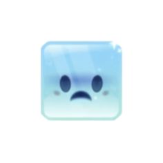 Ice [as an emoji - downcast] (Drawing by Disney) #Frozen Disney Frozen, Nintendo, Frozen, Gaming Logos, ? Logo