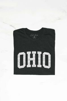 OHIO Graphic T-Shirt Dress Purse, Ohio, Blue Denim, Graphic T Shirt, Graphic Tshirt, Graphic Tees, Cricut, Boutique, Purses And Bags