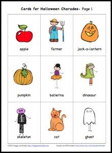 halloween worksheet with pictures and words for children to use in their writing skills