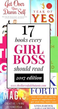 the cover of 17 books every girl boss should read