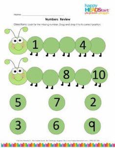 the very hungry caterpillar worksheet for numbers 1 - 10 and counting