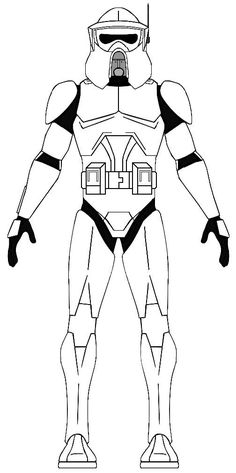 the clone trooper from star wars coloring pages