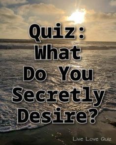 the words quiz what do you specify desired? in front of an ocean with waves