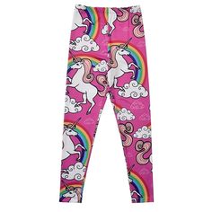 Brand New Never Worn Or Tried On Unicorn Leggings. Brought Off Of Amazon And Didn't Use Them For An Event. Womens Size Small Rainbow Leggings, Unicorn Leggings, Cat Leggings, Lycra Leggings, Style Kawaii, Animal Print Leggings, Basic Leggings, Unicorn Cat, Unicorn Pattern