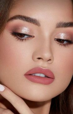 Rosa Make-up, Soft Make-up, Classy Makeup, Wedding Eye Makeup, Video Makeup, Makeup Tip, Kim K Style