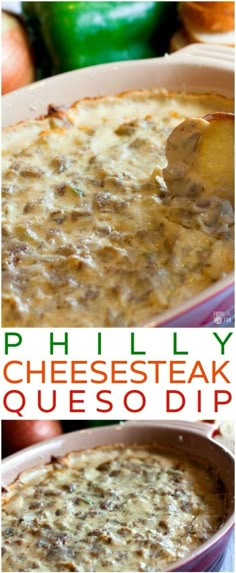 this cheesy queso dip is the perfect appetizer for any family