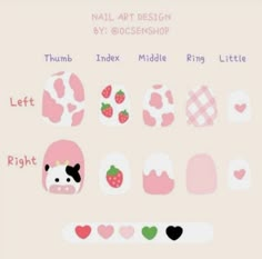 Nails Template, Kutek Disney, Hello Nails, Anime Nails