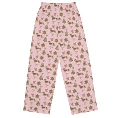 PLEASE NOTE that these pajamas WILL NOT ARRIVE before Christmas if ordered after Dec 10th The perfect pink dachshund coquette bow pajama pants for Christmas! You need these dachshund christmas pajamas for your holiday photos or for christmas morning! Show off your doxie love this christmas!- 93% polyester, 7% spandex- Relaxed unisex fit- side pockets- Elastic waistband with a white drawstring MADE TO ORDER Size guide WAIST (inches) HIPS (inches) 2XS 28 ⅜ 35 ⅜ XS 29 ⅞ 37 S 31 ½ 38 ⅝ M 33 ⅛ 40 ⅛ L Pink Dachshund, Bandana Blanket, Christmas Pajama Pants, Coquette Christmas, Dachshund Christmas, Bow Tie Collar, Morning Show, Coquette Bow, Perfect Pink