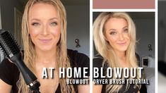 Blowout Hair Brush Dryer, Using A Blow Dryer Brush, Foxybae Blowout Brush, How To Use A Blowout Brush, Lange Blow Dryer Brush, How To Use A Blow Dryer Brush, Blowout Brush Tutorial, Blow Dryer Brush Tutorial, Big Voluminous Hair