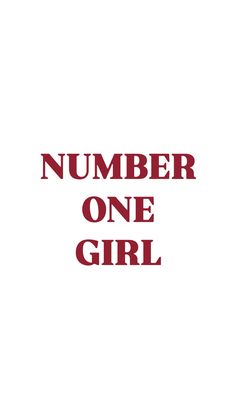 the number one girl logo on a white background