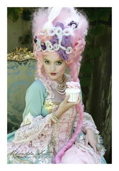 My next wig. Rose Bertin, Cosmo Wanda, Rococo Fashion, Pink Stuff, Rock N Roll Bride, Love Vintage, Steampunk Fashion, Marie Antoinette, Visual Kei