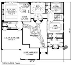 this is the floor plan for these house plans