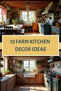 15 Farm Kitchen Decor Ideas Rustic Signage, Farmhouse Makeover, Country Vibes, Blue Bathroom Decor