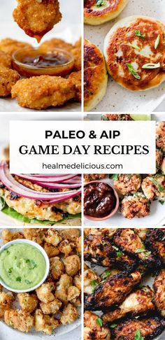 paleo and aip game day recipes