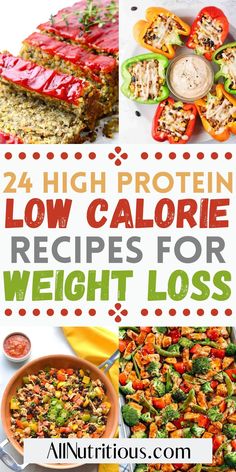 High Protein Low Calorie Recipes, Dinners Under 500 Calories, Lunch And Dinner Ideas, Low Calorie Dinners, Healthy Eating Diets, High Protein Low Calorie, Calorie Recipes, High Protein Low Carb