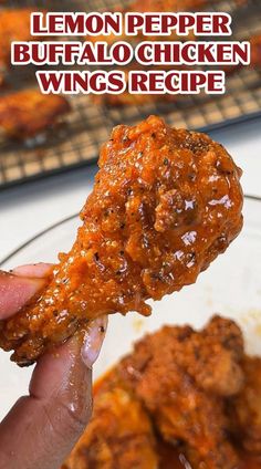 Buffalo Wings Recipes Buffalo Lemon Pepper Sauce, Oven Fried Whole Chicken Wings, Lemon Pepper Recipes, Lemon Pepper Hot Wings, Homemade Lemon Pepper Wings, Boneless Lemon Pepper Wings, Lemon Pepper Hot Wings Recipe, Hot Lemon Pepper Wings, Spicy Lemon Pepper Wings