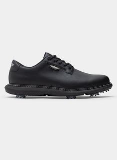 A Derby style golf shoe featuring Japanese Clarino, an ultralight, vegan leather that provides water resistance and ease of cleaning. The TPE enhanced insole is an additional comfort feature that aids the energy rebound of the shoe which can help reduce fatigue on the legs. USA made "Bloom" outsole made using 30% bio-based polymer from sustainably sourced algae biomass, reducing fuel based polymers, lowering CO2 emissions and providing clean water through its removal from freshwater sources. Int Polo Quarter Zip, Derby Shoe, Golf Shoe, Black 13, Derby Shoes, Golf Shoes, Quarter Zip Pullover, Clean Water, Men's Collection