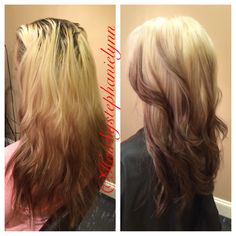 Reverse ombre Blonde Copper Ombre, Lighter Roots Darker Ends, Lighter Roots Darker Ends Reverse Ombre, Highlight Hair, Hair Highlight, Multi Colored Hair, Coloured Hair, Hair Due