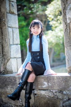 Japanese Child Model Long Boots