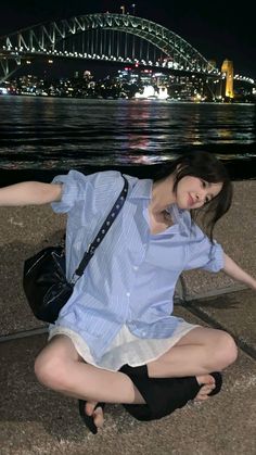 Korean Outfit Summer, Korean Summer Outfits, Causual Outfits, Cute Comfy Outfits, 가을 패션, Cute Poses, Fashion Fits, Casual Style Outfits, Cute Casual Outfits