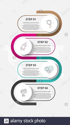 the steps to success in business info graphics design templates for powerpoint slide presentation